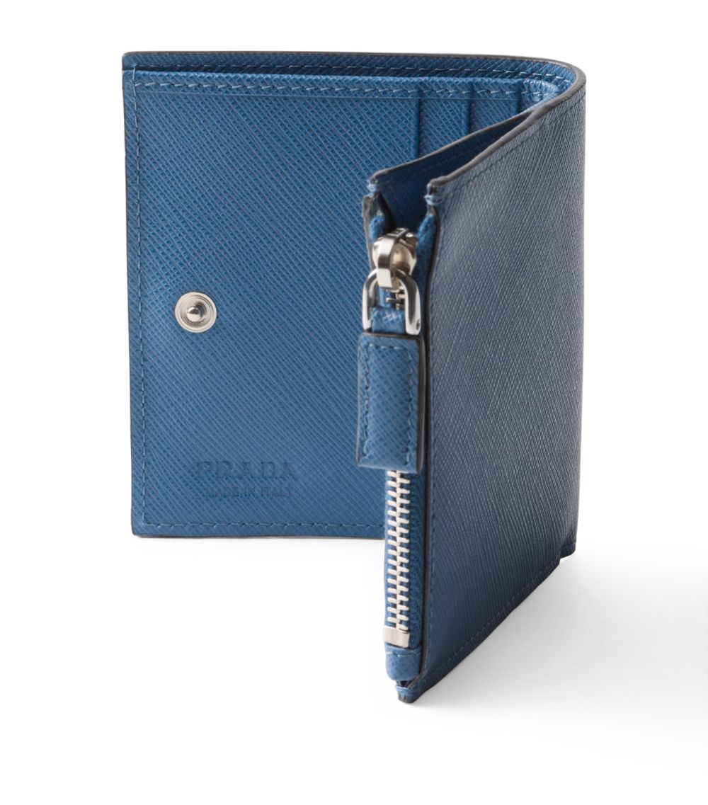 Prada Prada Small Saffiano Leather Wallet