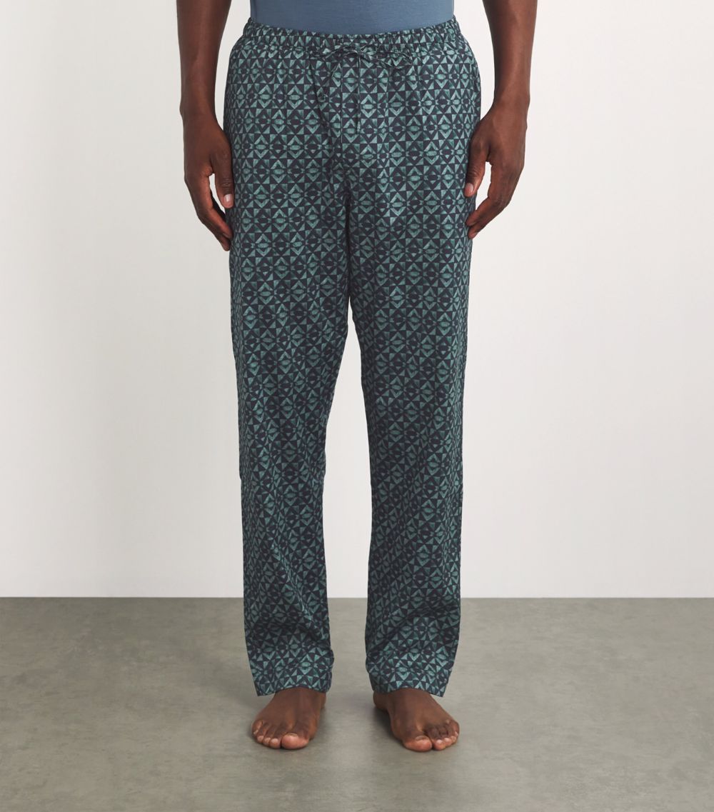 Zimmerli Zimmerli Cotton Sateen Print Trousers