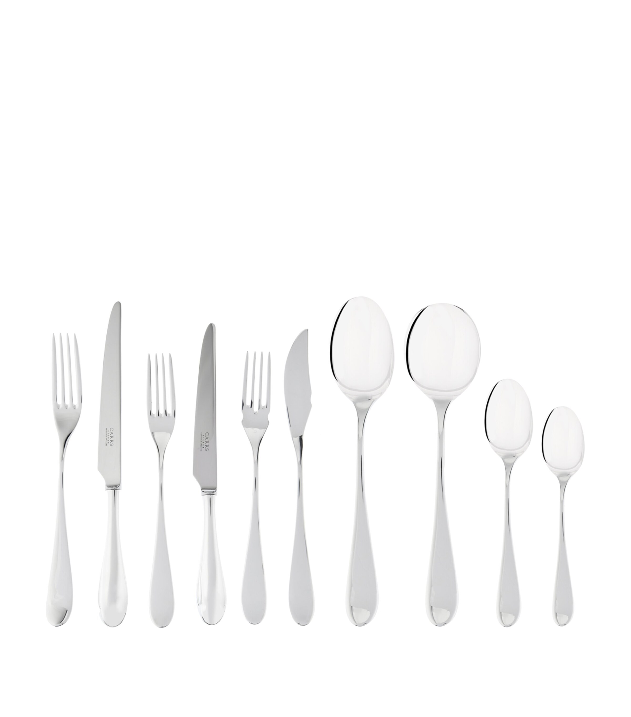 Carrs Silver Carrs Silver Vision Silver Plated 44-Piece Cutlery Set