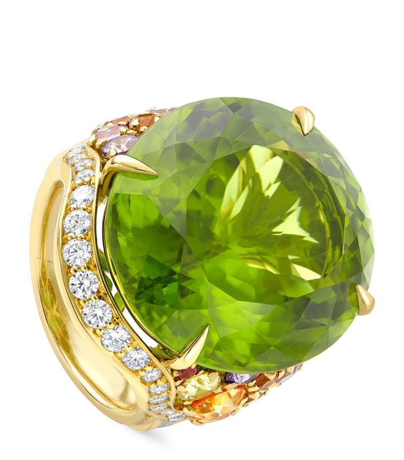 Boodles Boodles Yellow Gold, Peridot And Diamond A Family Journey Highlands Ring