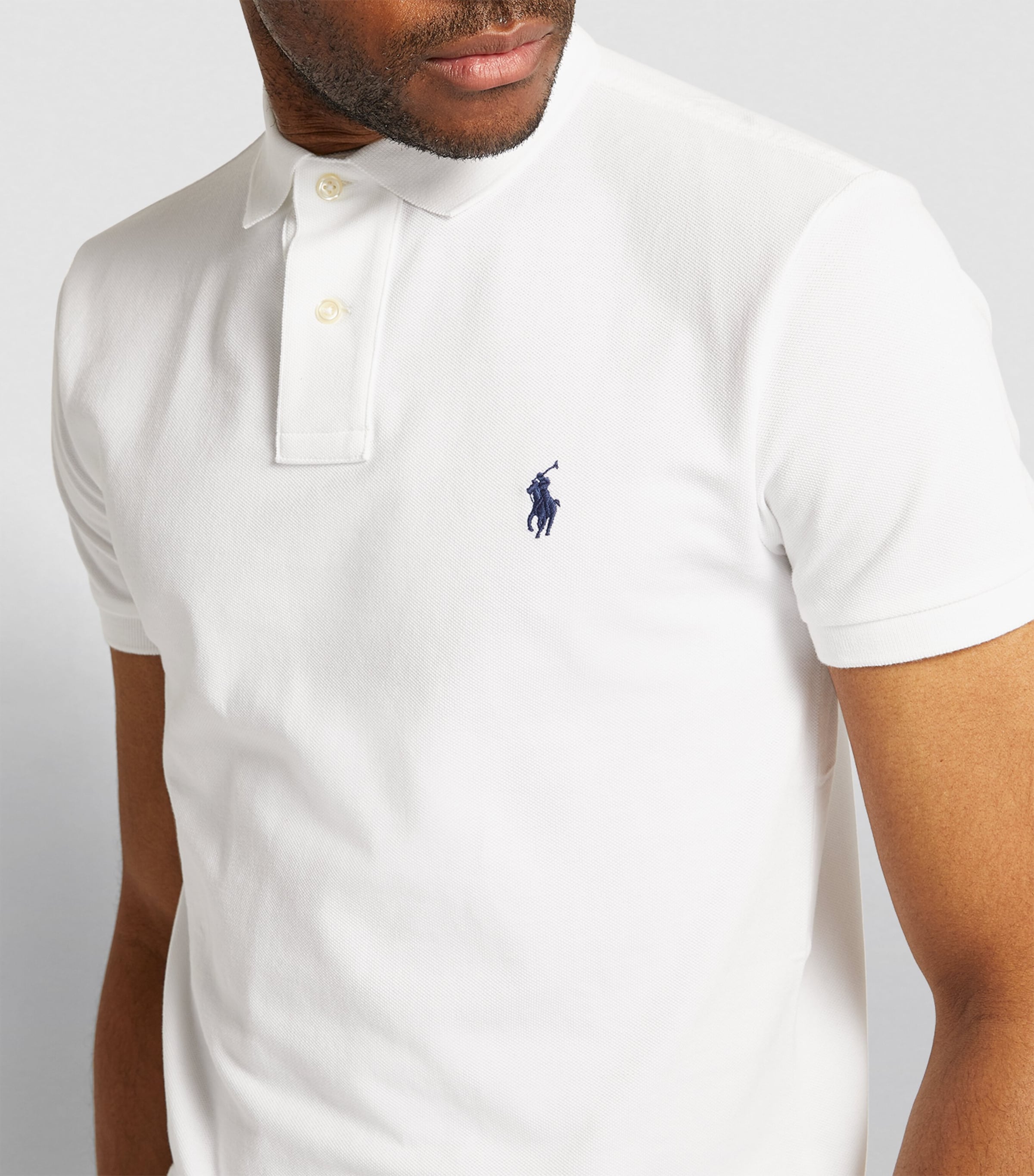 Polo Ralph Lauren Polo Ralph Lauren Cotton Mesh Slim-Fit Polo Shirt