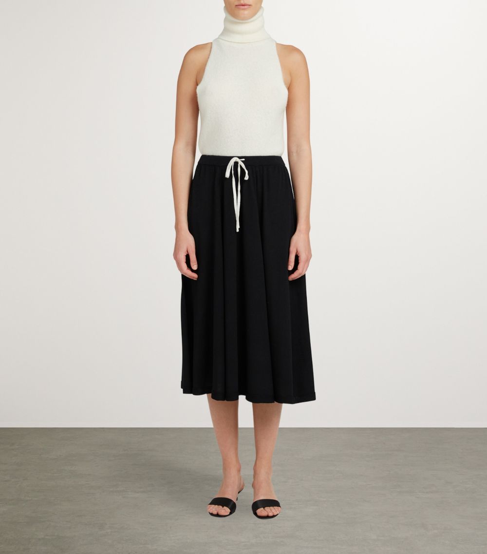 Cashmere In Love Cashmere In Love Wool Bloom Circle Midi Skirt