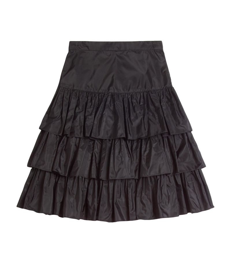 Valentino Valentino Silk Tiered Mini Skirt