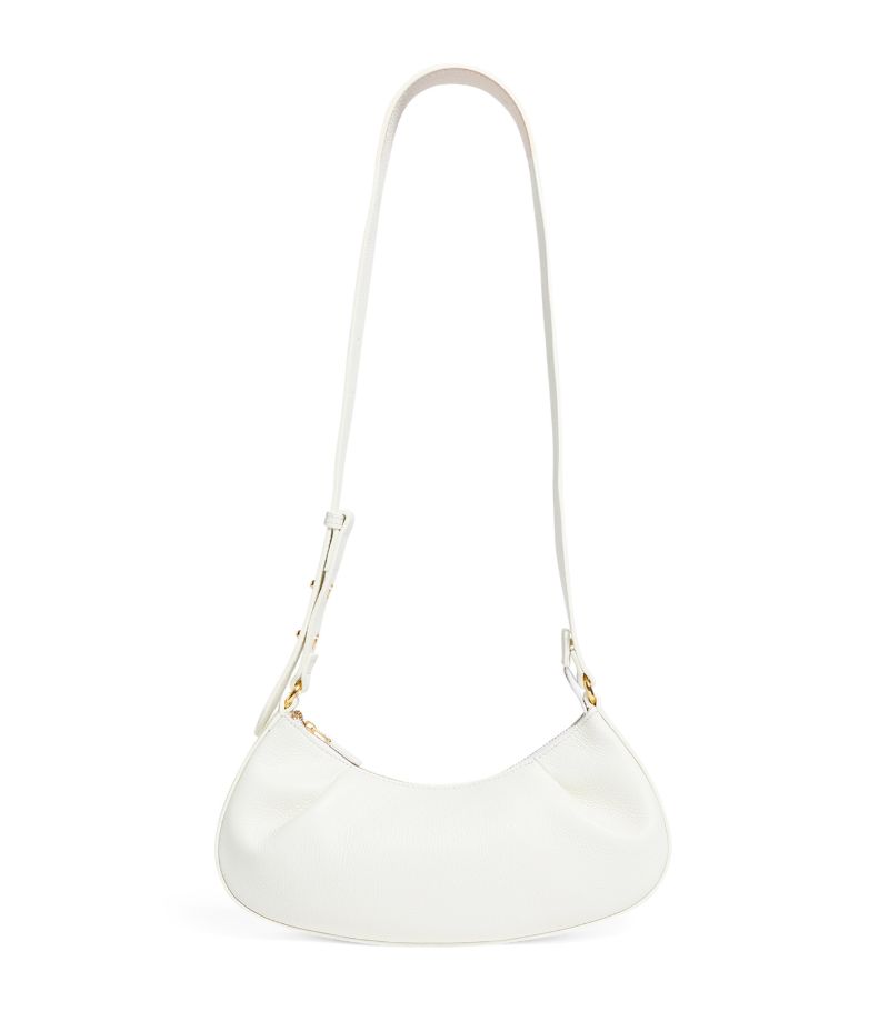 Elleme Elleme Leather Dimple Moon Shoulder Bag