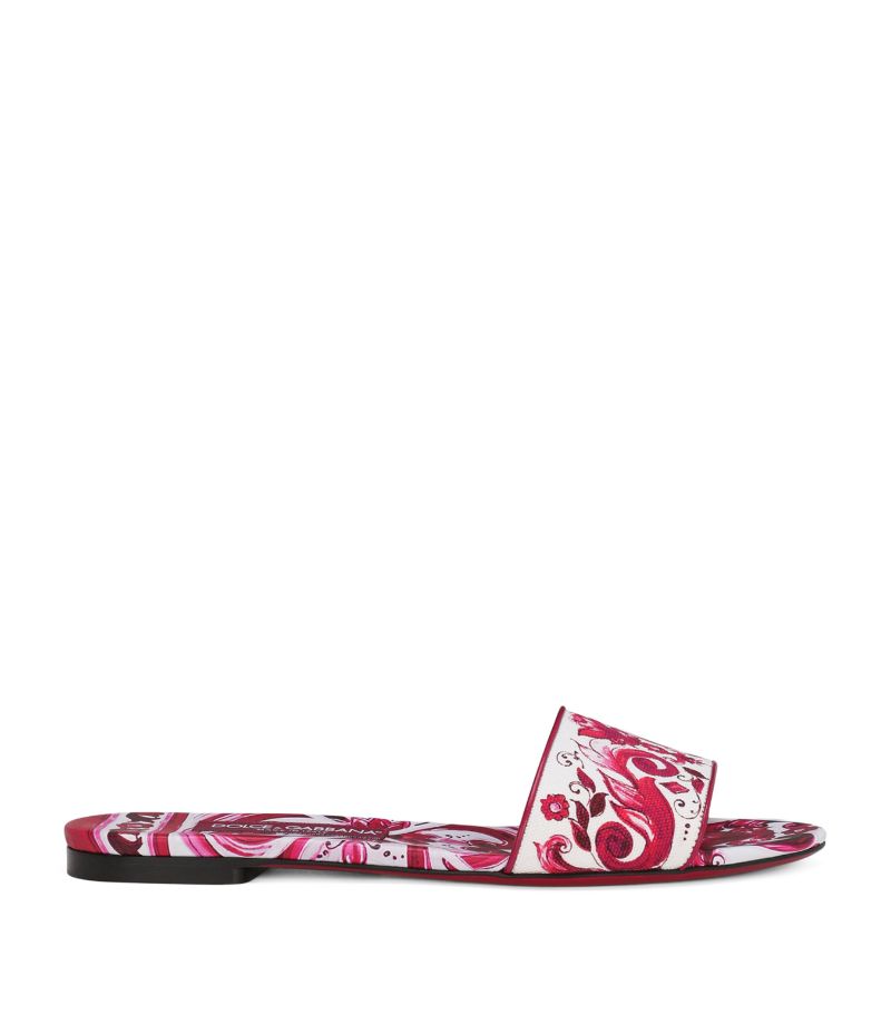 Dolce & Gabbana Dolce & Gabbana Majolica-Print Slides