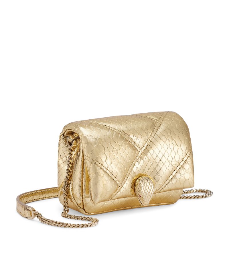 Bvlgari Bvlgari Python Leather Serpenti Cabochon Cross-Body Bag