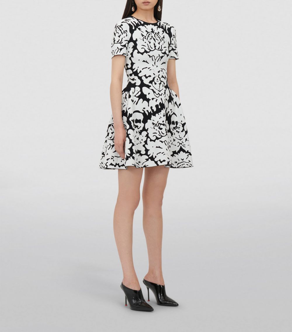 Alexander McQueen Alexander Mcqueen Damask Jacquard Mini Dress