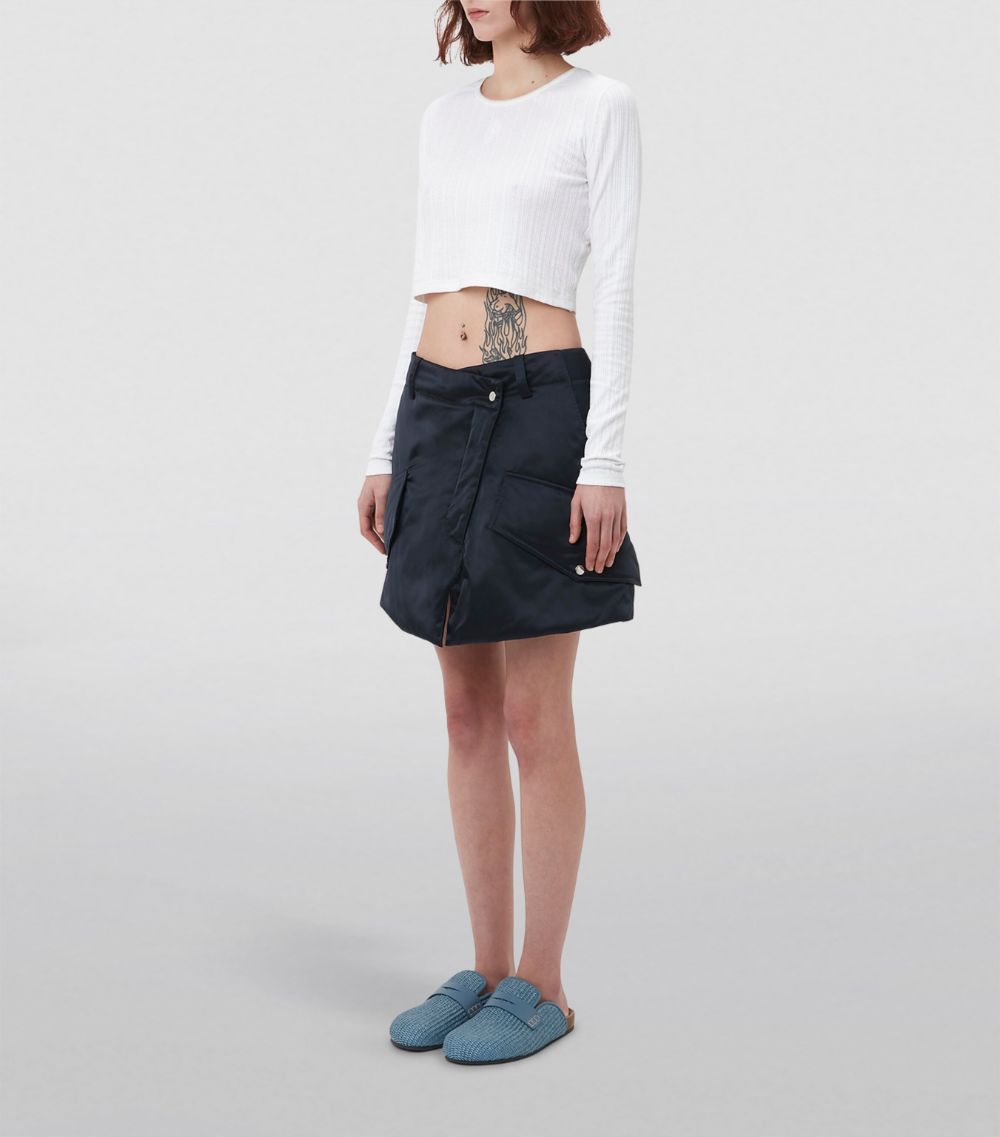 Jw Anderson Jw Anderson Asymmetric Cargo Mini Skirt