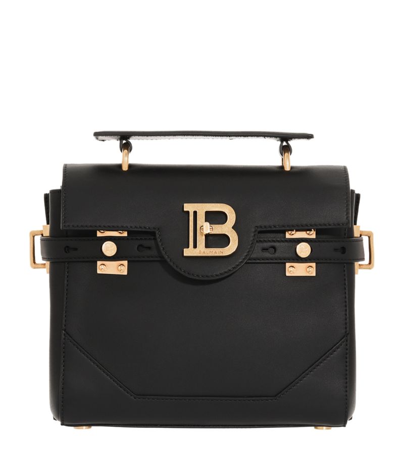 Balmain Balmain Leather B-Buzz 23 Shoulder Bag