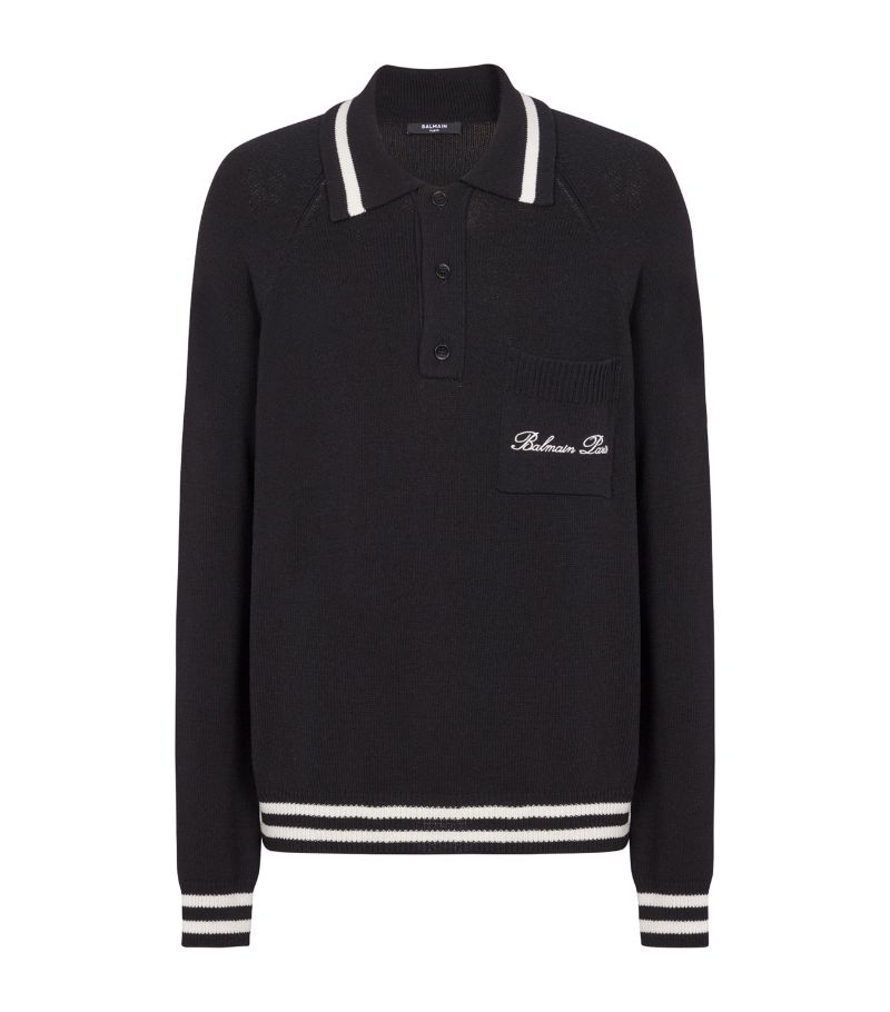 Balmain Balmain Long-Sleeve Polo Shirt