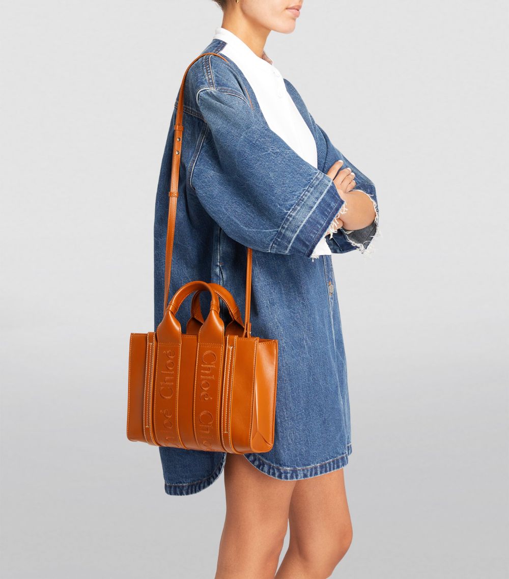 Chloé Chloé Small Leather Woody Tote Bag