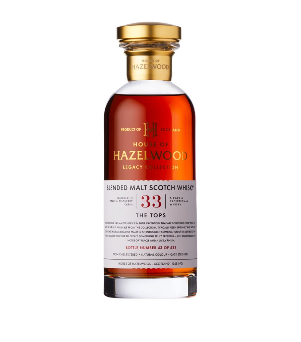 House Of Hazelwood House Of Hazelwood The Tops 33-Year-Old Speyside Blended Malt Scotch Whisky (70Cl)