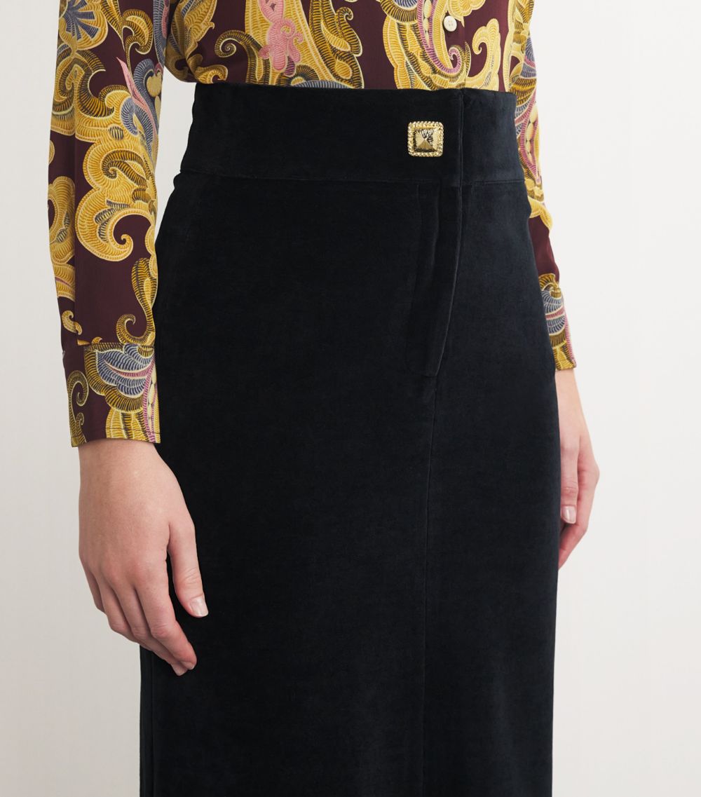 Destree Destree Velvet Midi Skirt