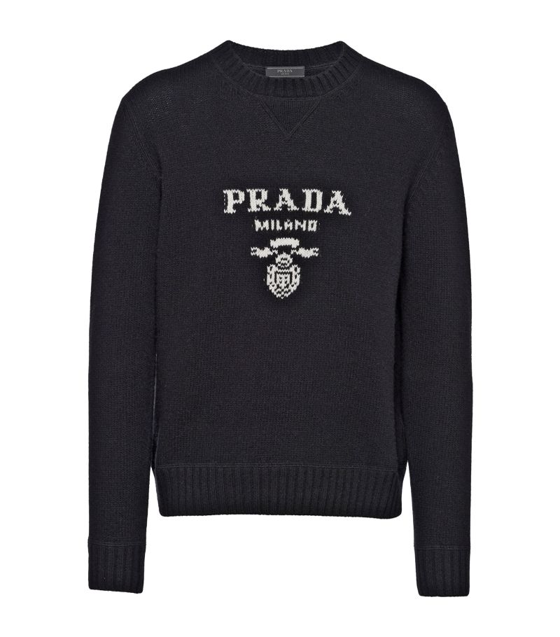 Prada Prada Wool-Cashmere Logo Sweater