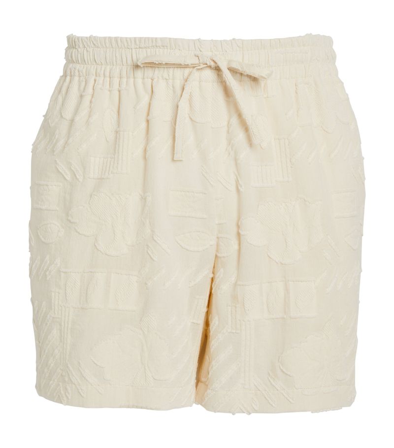 Le 17 Septembre Le 17 Septembre Embroidered Drawstring Shorts