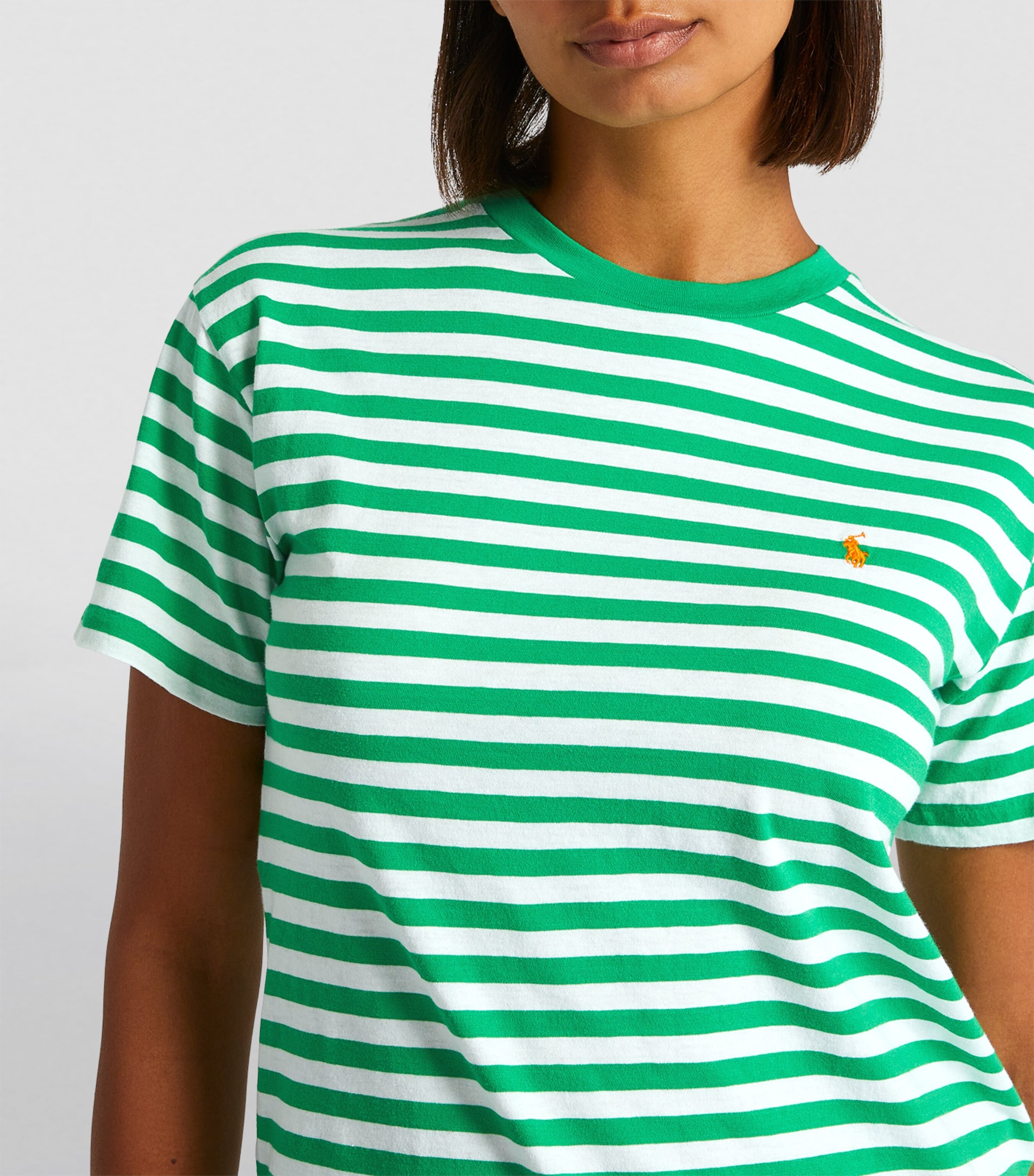 Polo Ralph Lauren Polo Ralph Lauren Cotton Striped Polo Pony T-Shirt