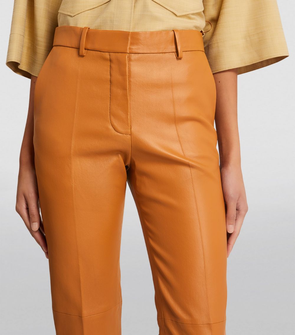 Joseph Joseph Leather Coleman Trousers