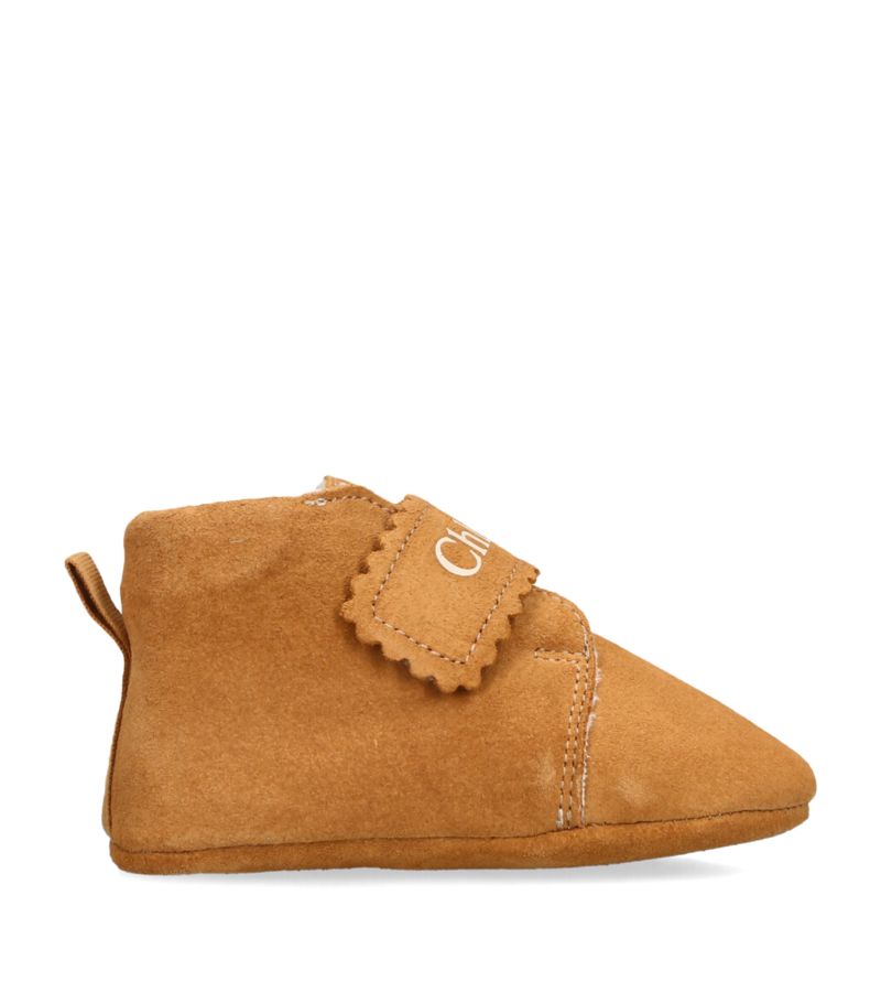 Chloé Kids Chloé Kids Suede Slippers