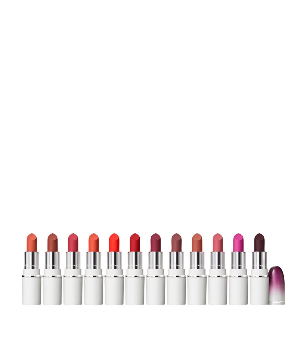 Mac MAC Lips By The Dozen Mini Powder Kiss Lipstick Set