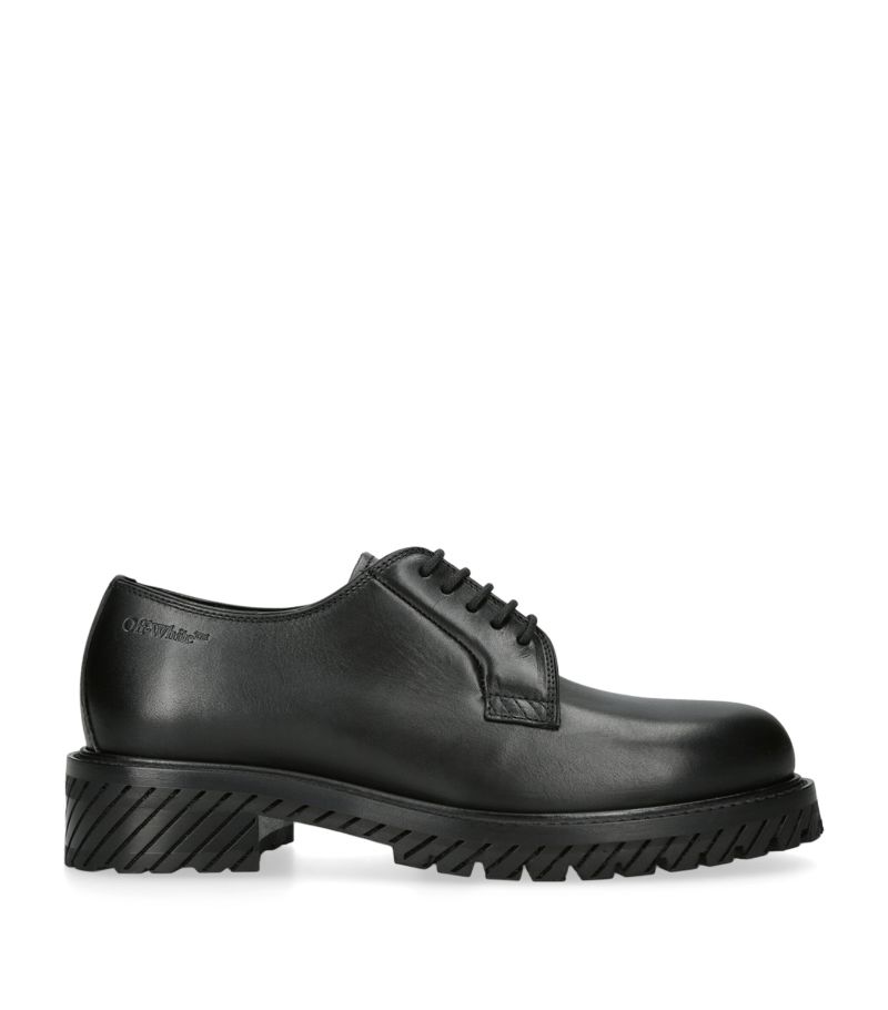 OFF-WHITE Off-White Leather Chunky-Soled Derby Shoes