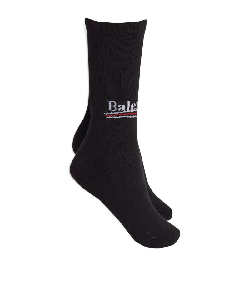 Balenciaga Balenciaga Logo Socks