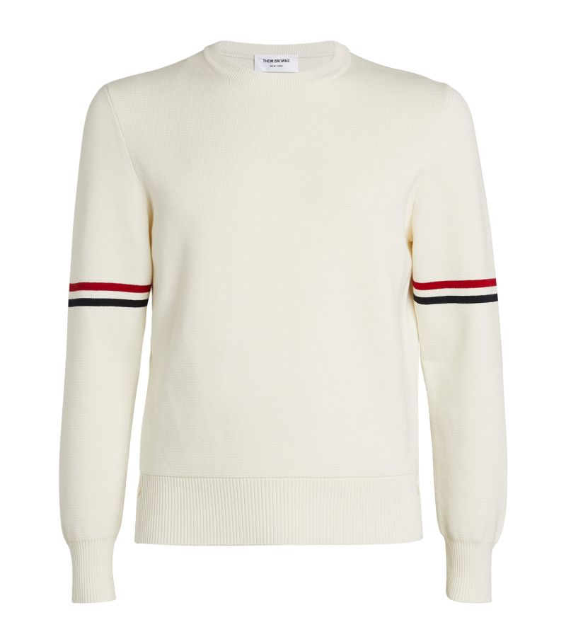 Thom Browne Thom Browne Tricolour-Detail Sweater