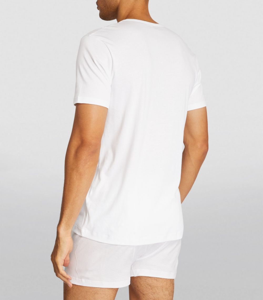 Sunspel Sunspel Sea Island Cotton V-Neck T-Shirt