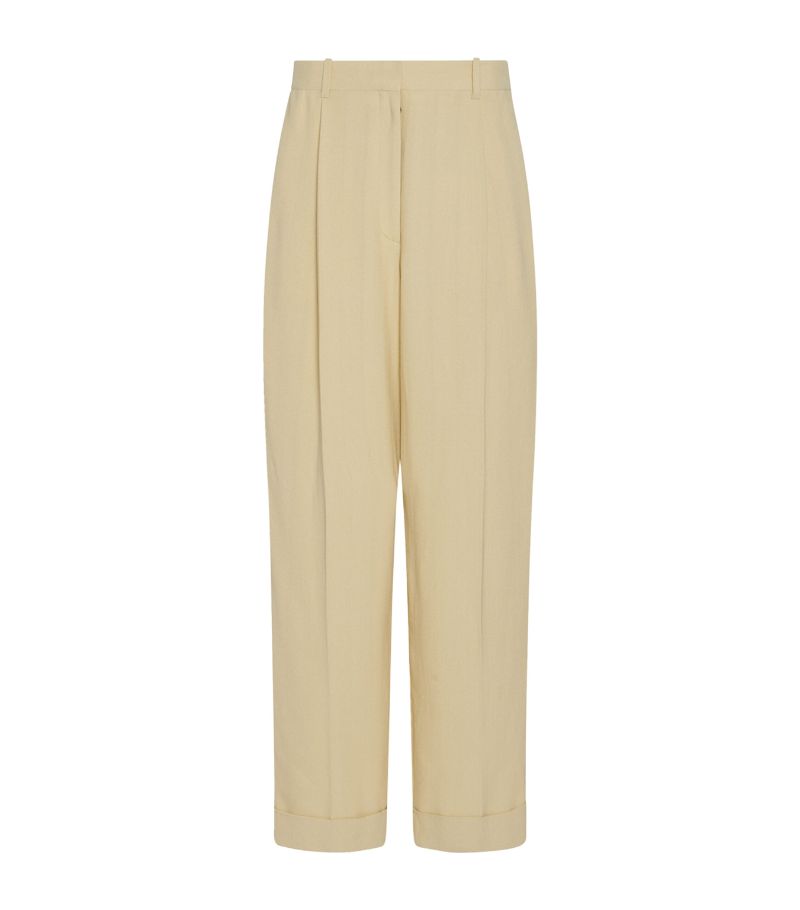 The Row The Row Tor Textured Tailored Trousers