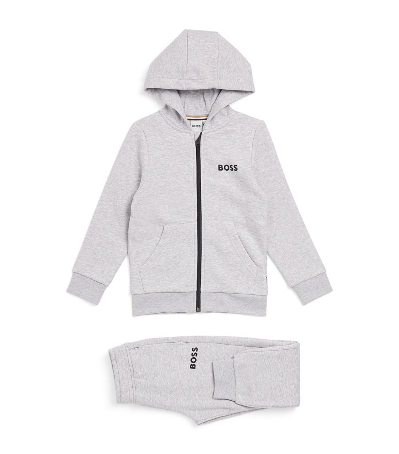 Boss Kidswear Boss Kidswear Logo Hoodie And Sweatpants Set (4-16 Years)