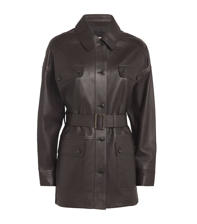 Yves Salomon Yves Salomon Nappa Lambskin Safari Jacket