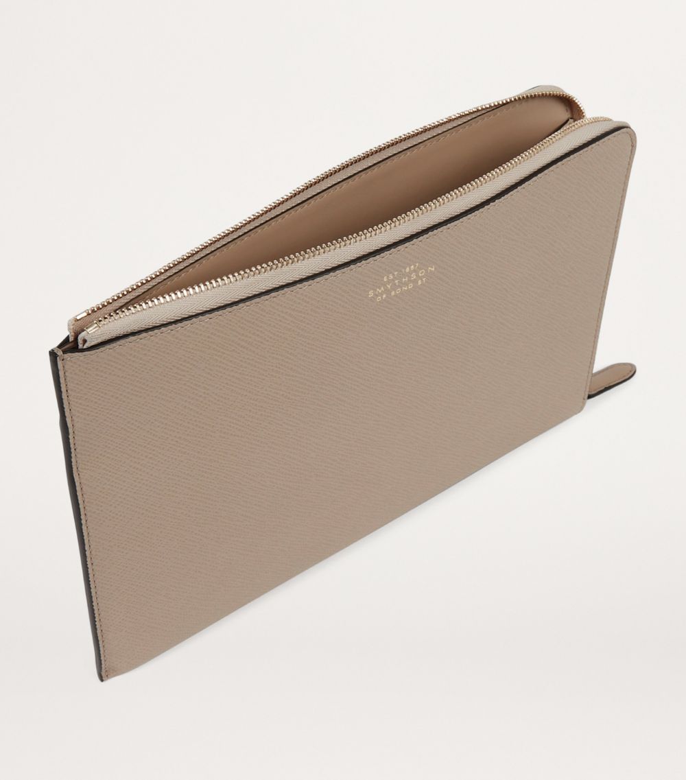 Smythson Smythson Panama Leather Slim Pouch