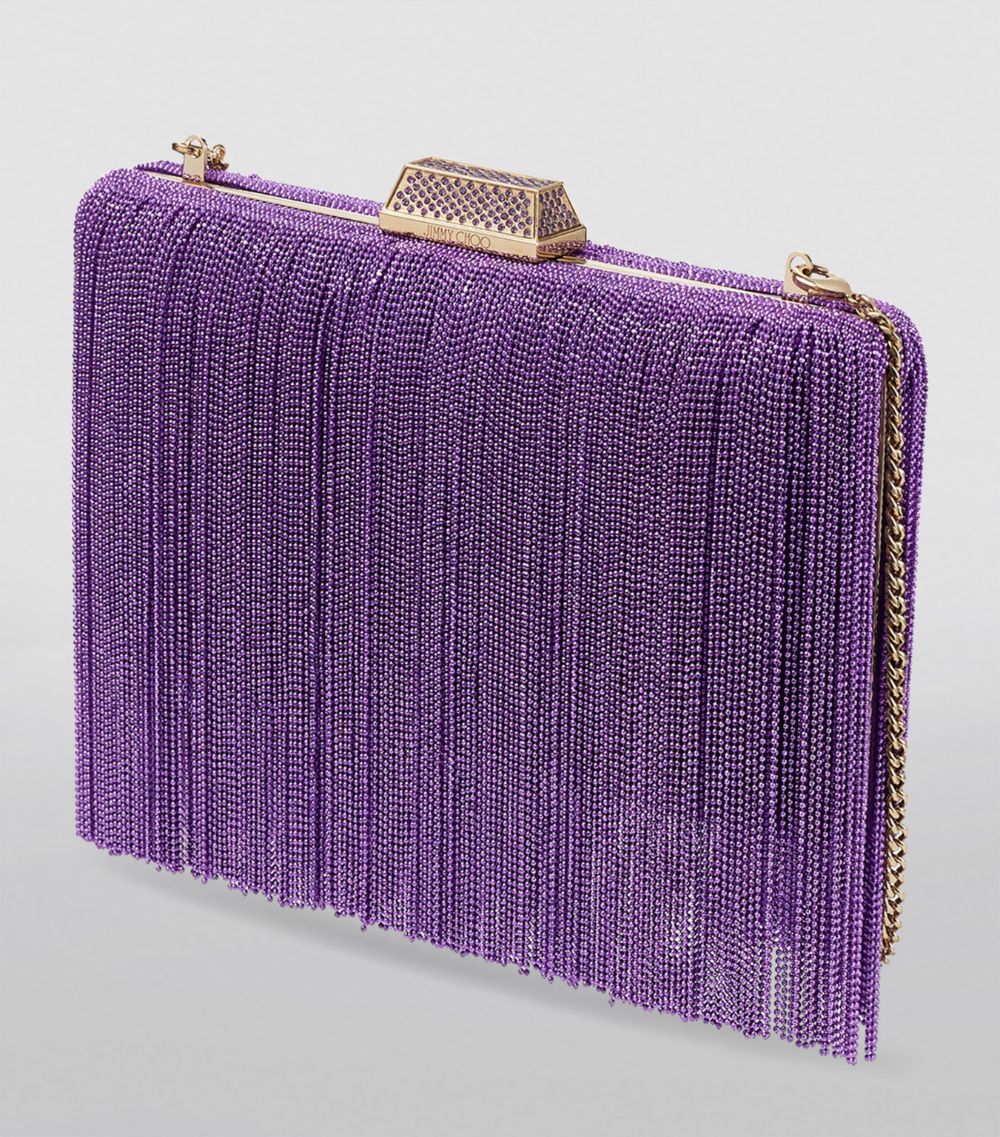 Jimmy Choo Jimmy Choo Fringed Clemmie Clutch Bag