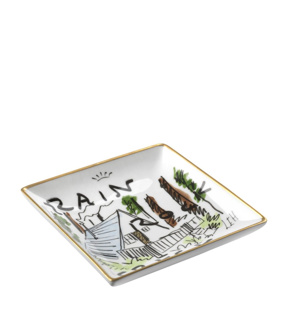 Ginori Ginori 1735 Rain Rock Creek Trinket Tray (14Cm X 14Cm)