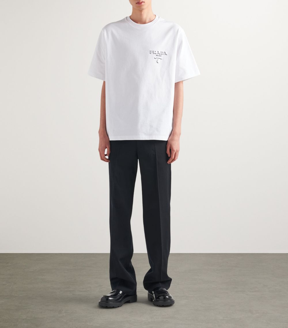 Prada Prada Cotton Logo T-Shirt