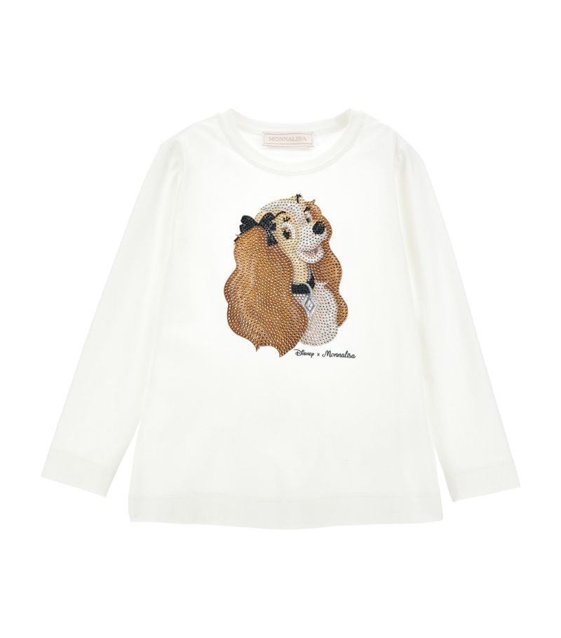 Monnalisa Monnalisa X Disney Lady Print T-Shirt (2-14 Years)