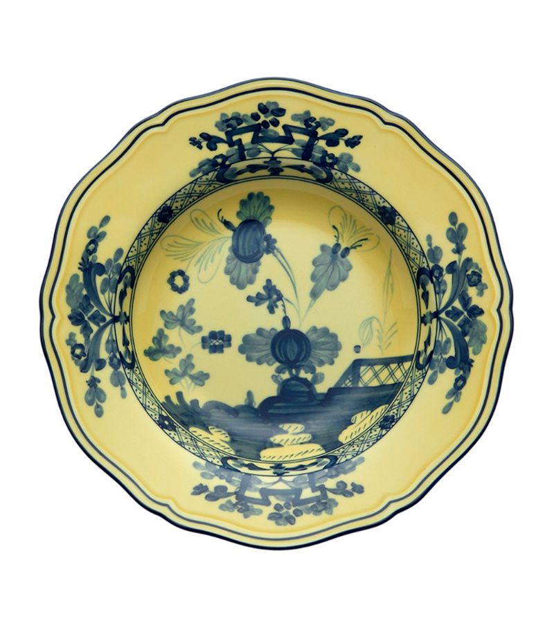 Ginori Ginori 1735 Oriente Italiano Citrino Soup Plate (24Cm)