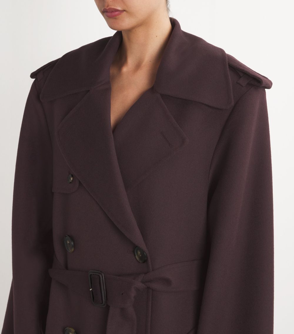 Stella McCartney Stella Mccartney Double-Breasted Trench Coat