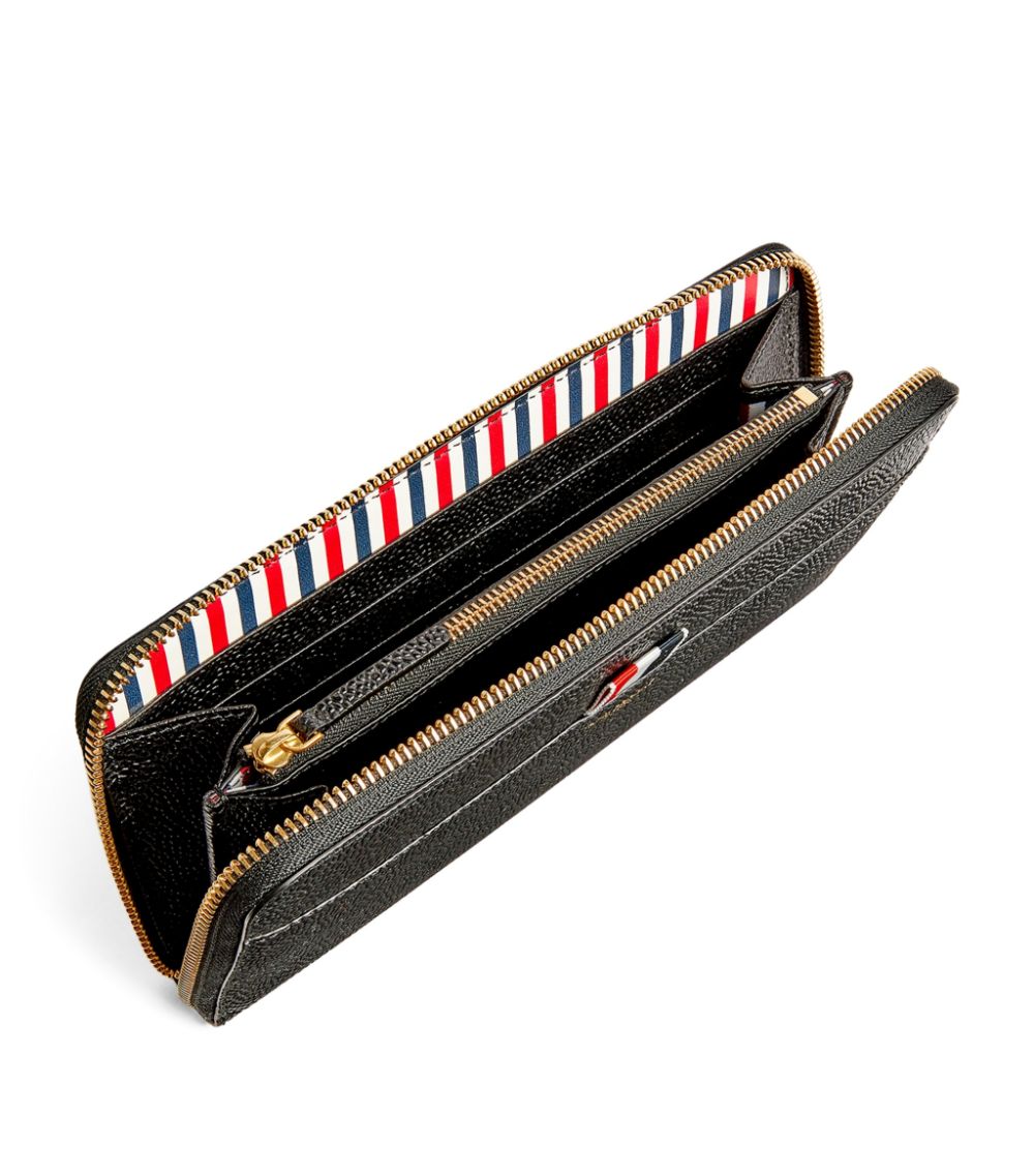 Thom Browne Thom Browne Leather Continental Zip Wallet