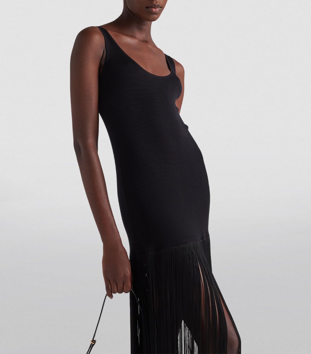 Prada Prada Fringed Maxi Dress