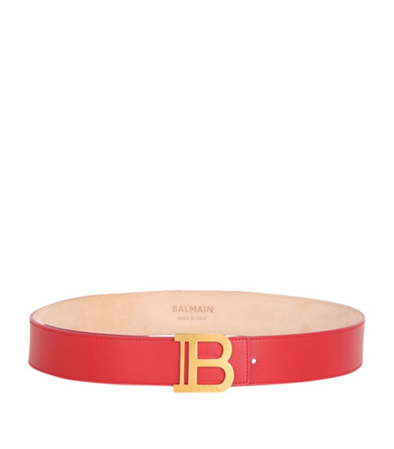 Balmain Balmain Leather B-Buckle Belt