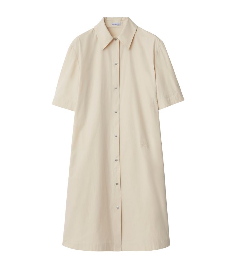 Burberry Burberry Cotton-Blend Shirt Dress