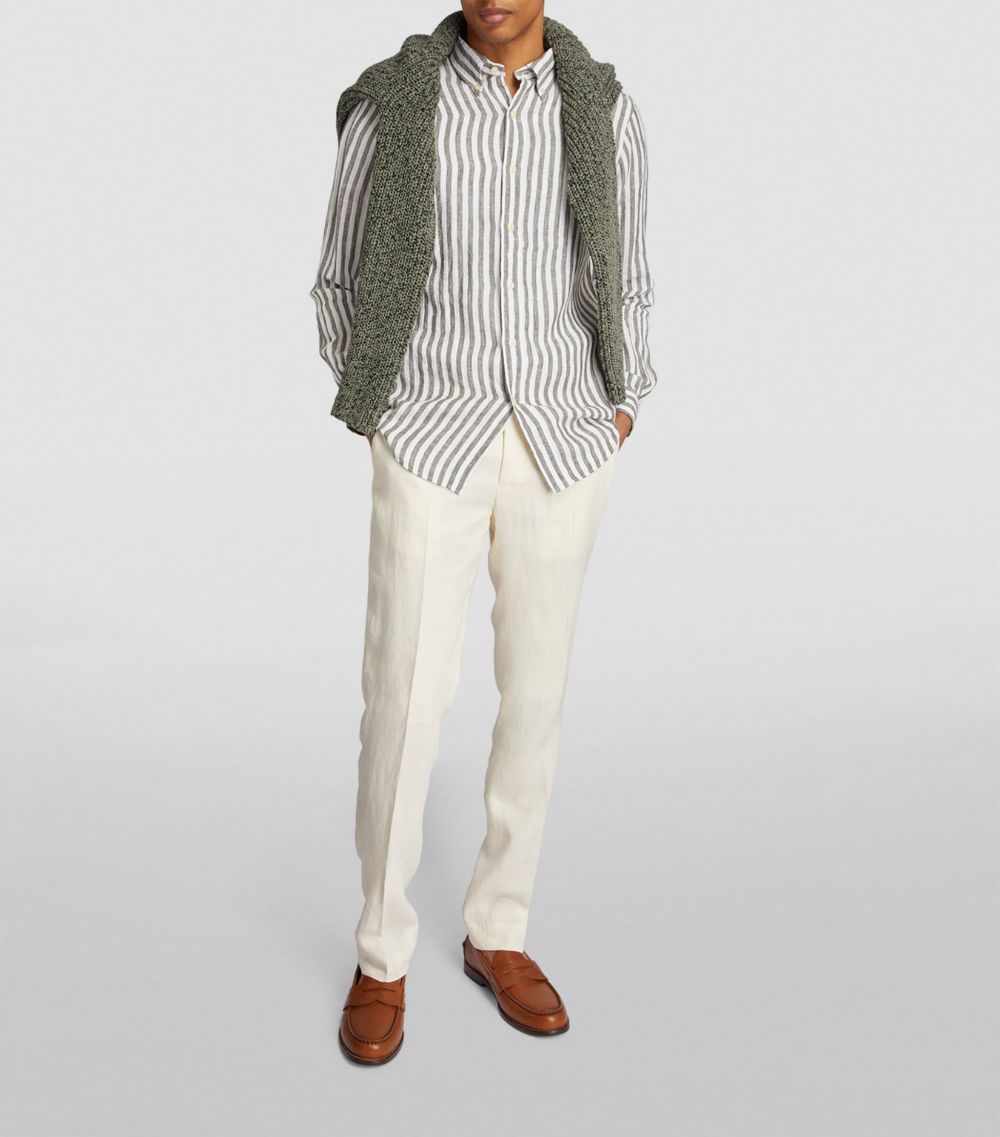 Polo Ralph Lauren Polo Ralph Lauren Linen Striped Shirt