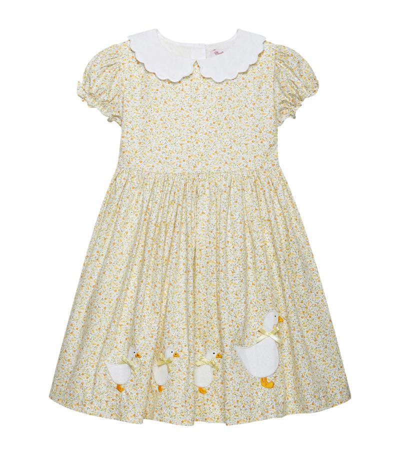 Trotters Trotters Cotton Floral Print Duck Dress (2-5 Years)