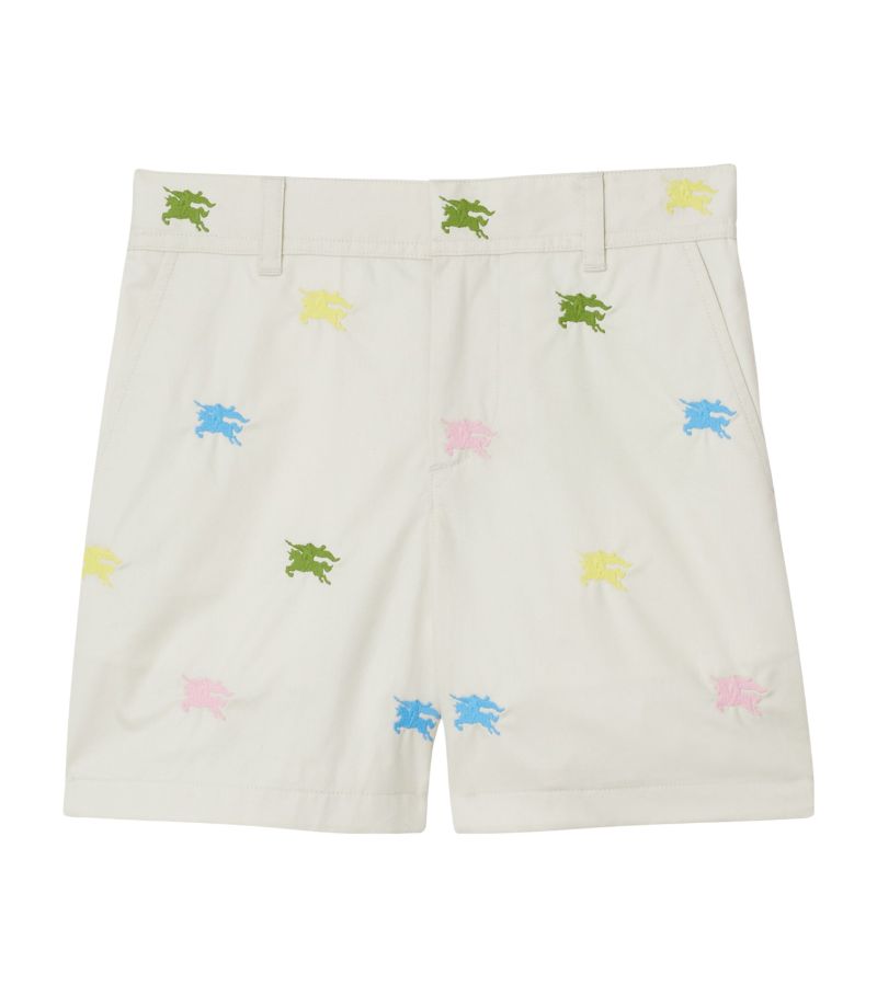 Burberry Burberry Kids Embroidered Ekd Shorts (3-14 Years)