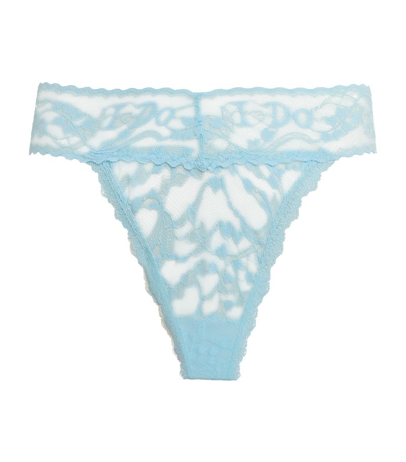 Hanky Panky Hanky Panky Lace 'I Do' Original Rise Thong