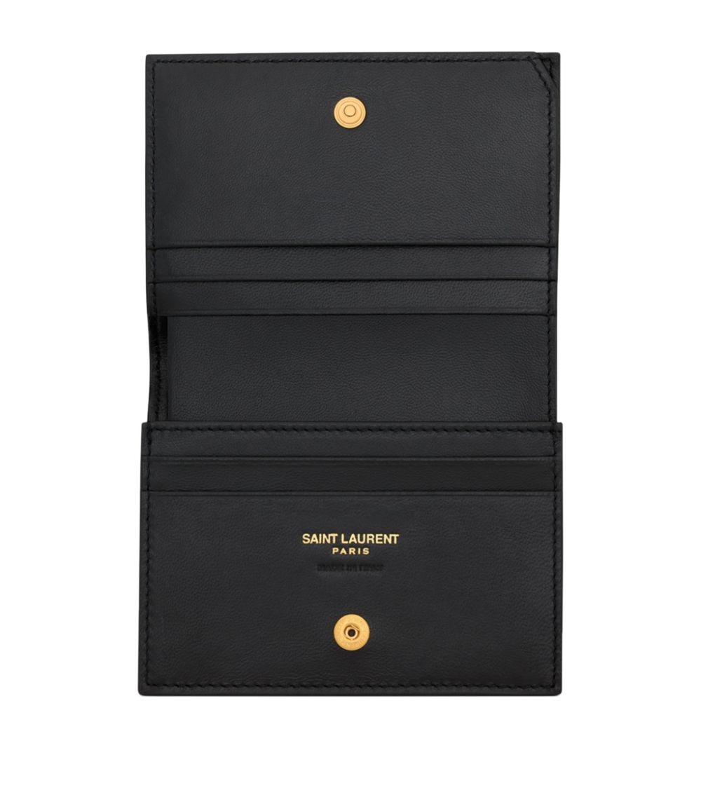 Saint Laurent Saint Laurent Monogram Metalassé Bifold Wallet