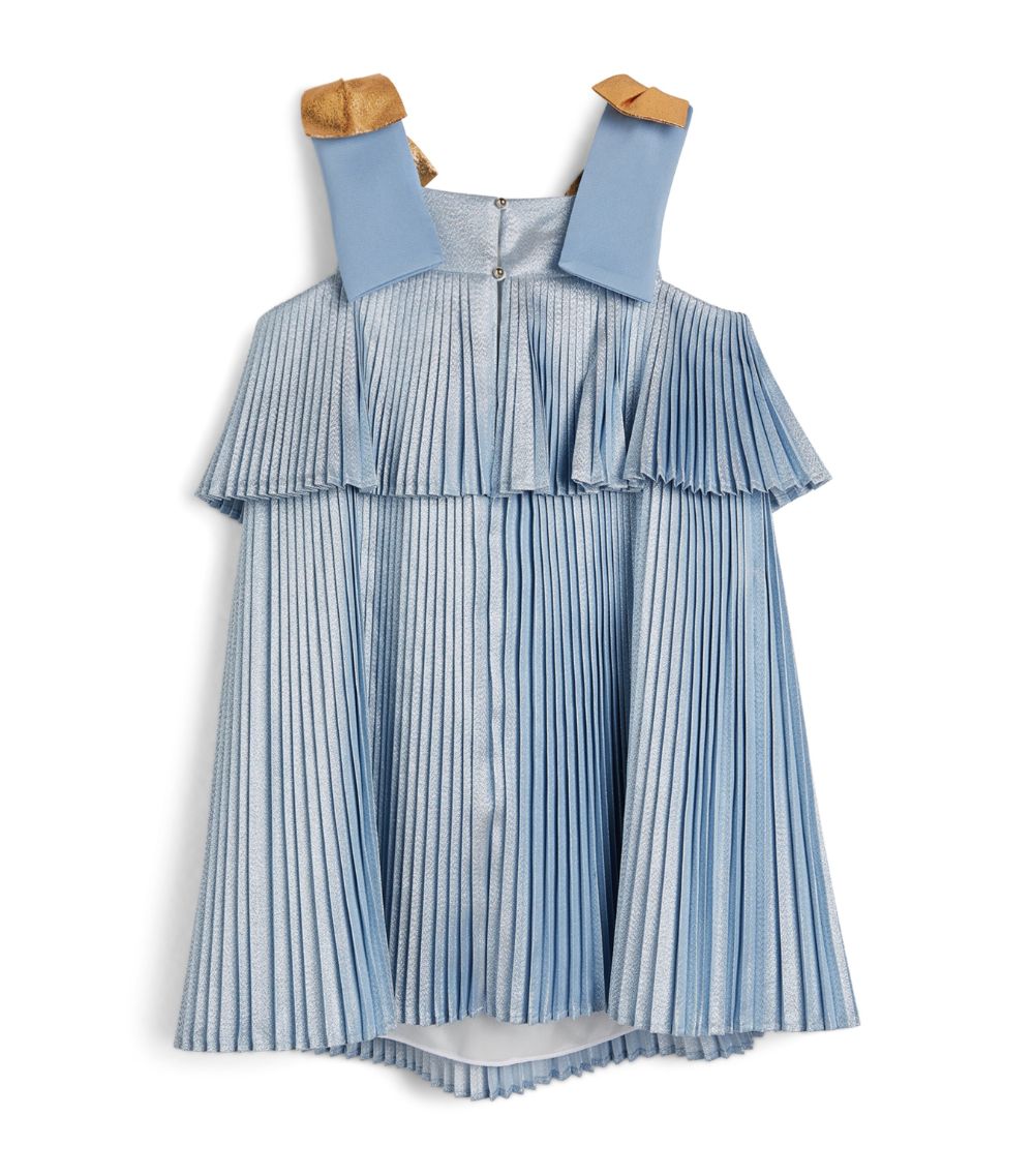 Hucklebones London Hucklebones London Pleated Trapeze Dress (2-12 Years)