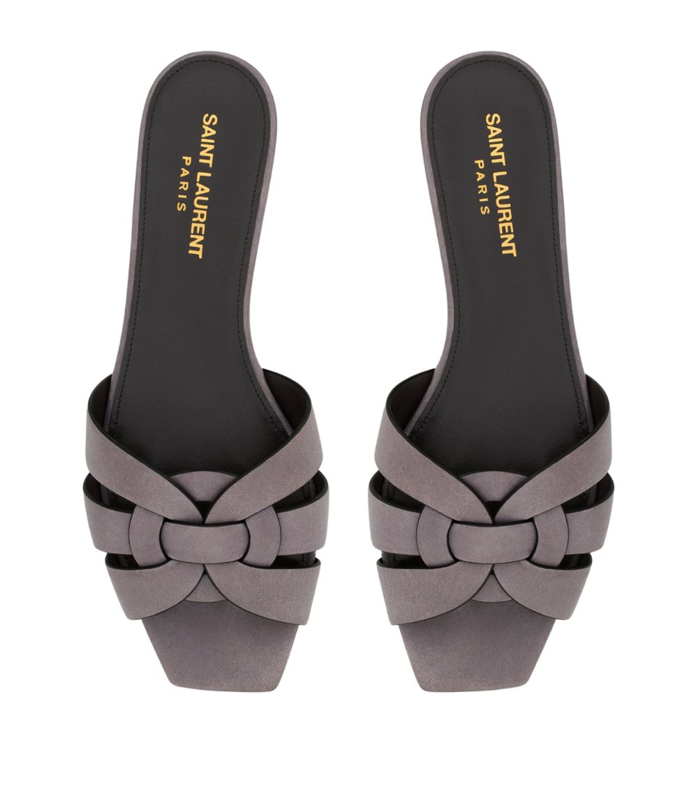 Saint Laurent Saint Laurent Leather Tribute Sandals