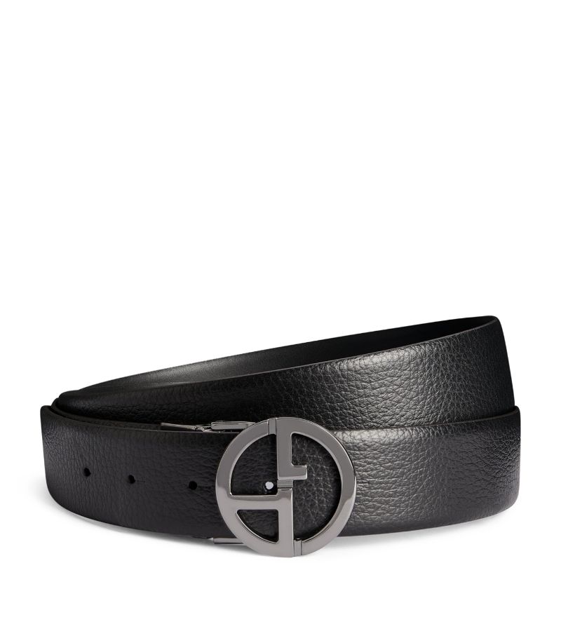 Giorgio Armani Giorgio Armani Leather Logo Belt