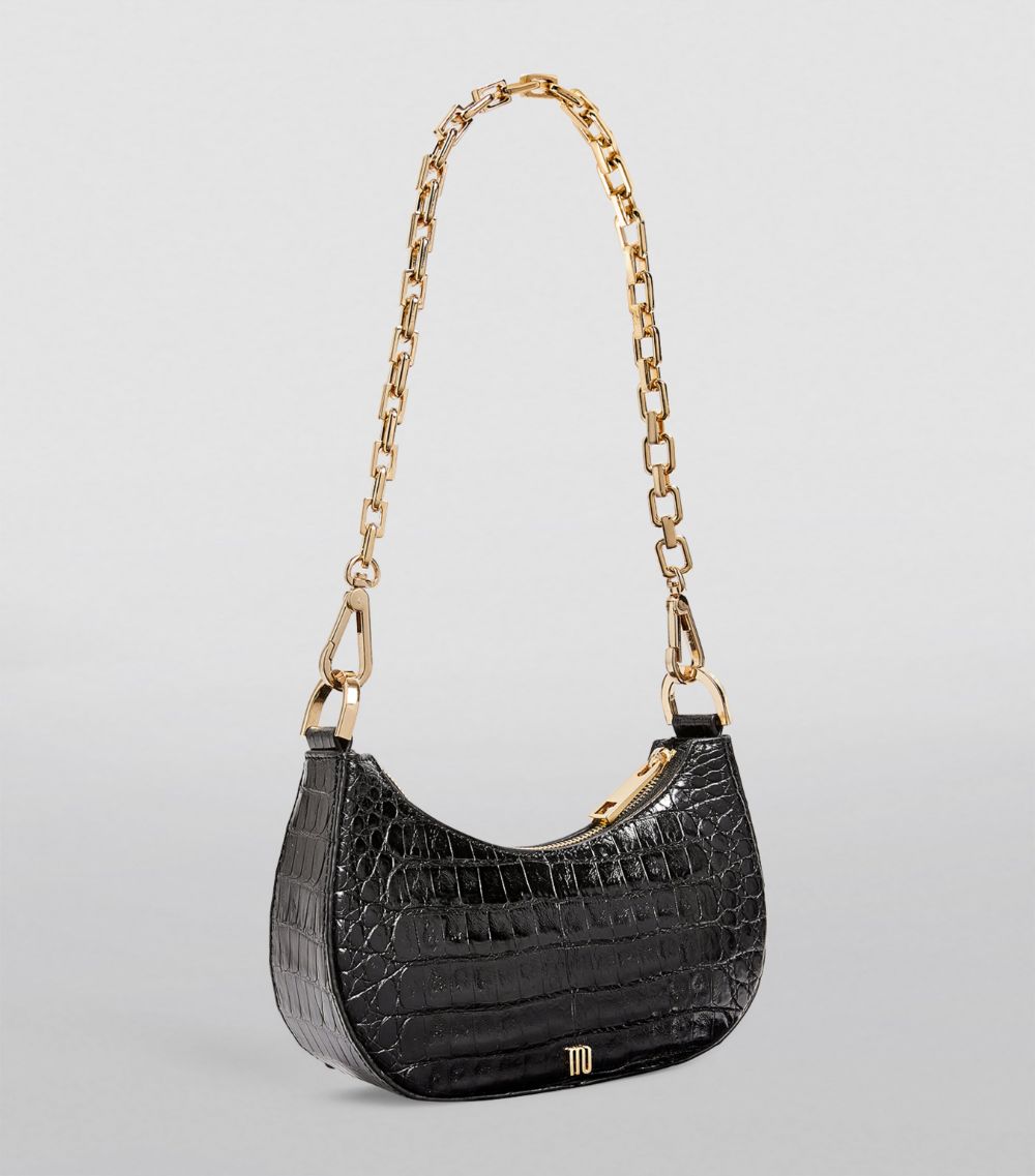 Maria Oliver Maria Oliver Small Crocodile Mia Shoulder Bag